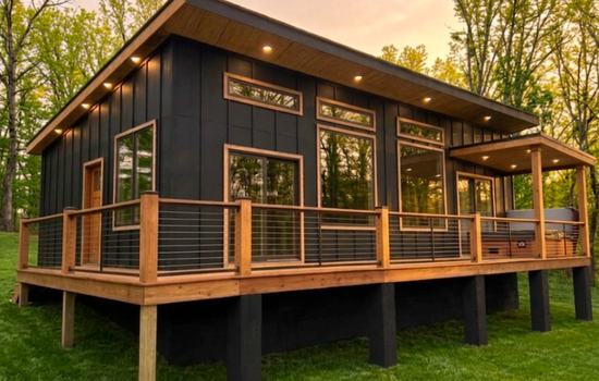 Cabin One Back Decking