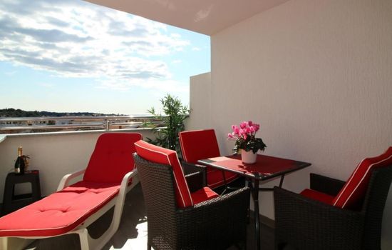 Strandnahe Ferienwohnung Vista 4 mit Meerblick