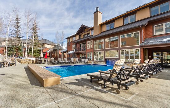 Outdoor heated pool