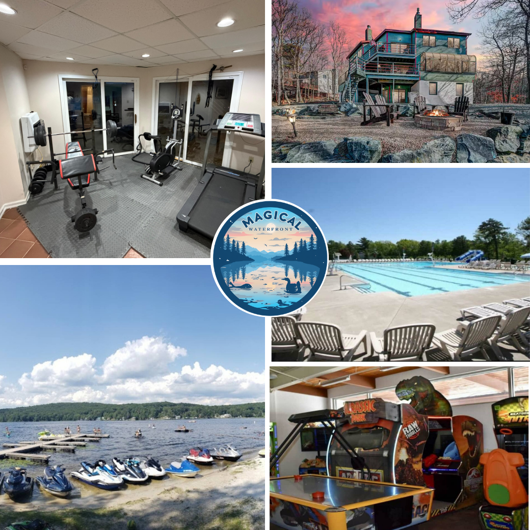 Private  Lake, beach, game, room and GYM