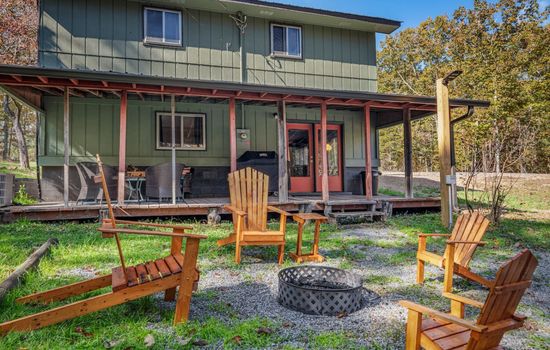 Firelight, fresh air, and Adirondack comfort—your perfect retreat. (Wood not provided, please bring your own supply)