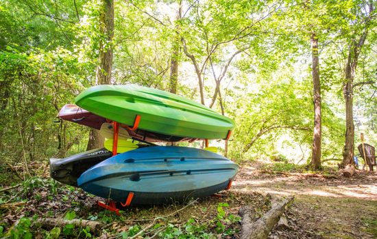 Cabin on the Haw: Four kayaks, one river, endless possibilities for outdoor fun and discovery.