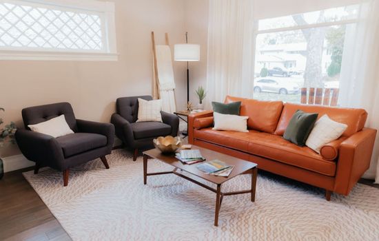A bright, welcoming place to unwind.