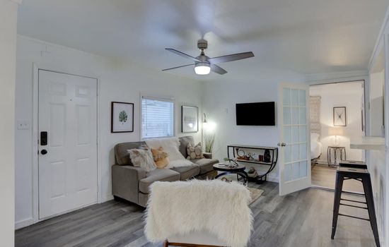 A living room made for long conversations, late movies, and doing absolutely nothing.