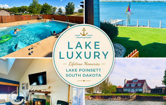 Lake Poinsett luxury. If the water is green - go to the pool! The best of both worlds. 