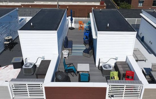 Rooftop Deck | Water & C.P. Views | 
 Modern Condo