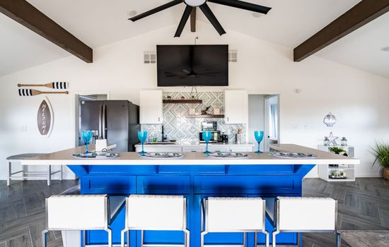 Unit C of Crystal Beach's Premier Triplex 2Bd/1Bth