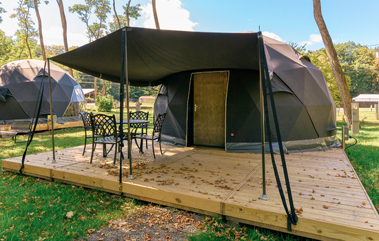 Boutique Glamping Dome in the Catskill Mountains