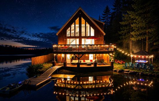 The Good Times Cottage ｜Lakefront •Hot Tub •Arcade
