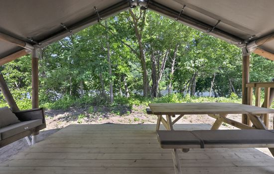 Luxury Safari Tent on the New River