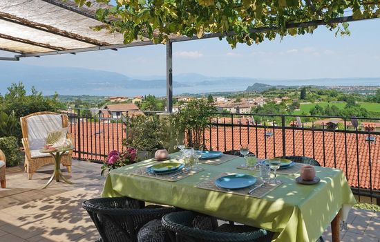 Wohnung mit Blick auf den Gardasee