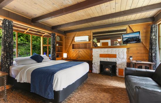 Sleeping and living area