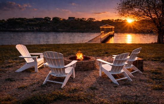 Lakefront Retreat w/Dock, Firepit & Sunset Views