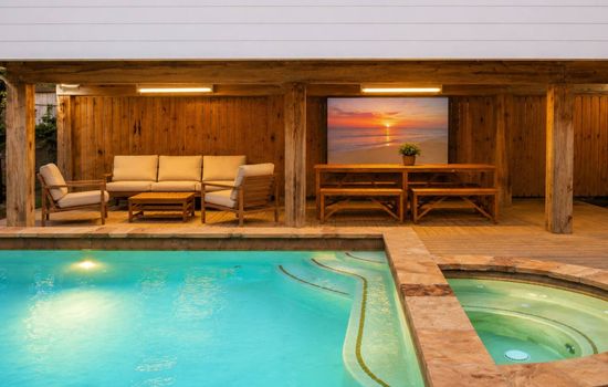 Galveston Beach House; Pool, Hot Tub, Movie Patio