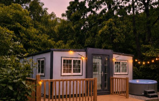 Modern Container Home • Private Hot Tub & Fire Pit • Near Pipestem State Park
