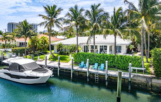 The boat shown is privately owned and not available for guest use. A separate portion of the dock is available for approved guest boats, subject to size restrictions and an additional fee.
