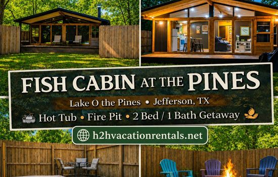 Welcome to Fish Cabin at the Pines - Lake O the Pines - Jefferson, Tx 