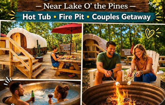 Welcome to The Rustic Wagon - Glamping - Near Lake O the Pines - Avinger, Tx