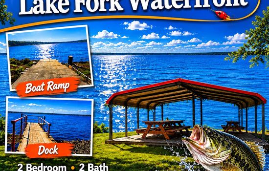 Welcome to Playin' Hooky on Lake Fork - Waterfront - Lake Fork - Quitman, Tx