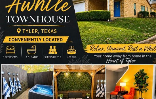 Welcome to REST AWHILE townhouse located in Tyler, Texas