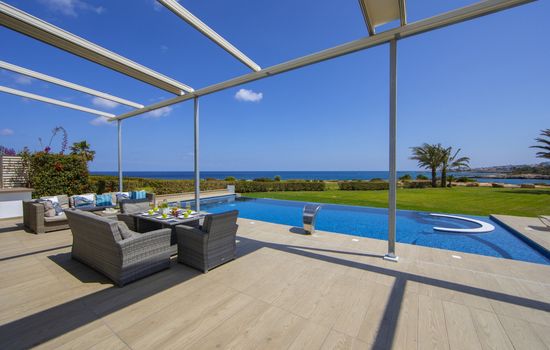 You and Your Family will love this Seafront Villa, Protaras Villa 1540