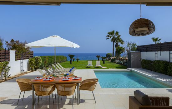 You and Your Family will Love this 5 Star Beachfront Villa, Protaras Villa 1536