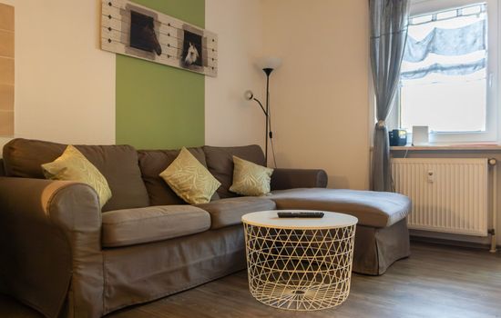 mit zwei Schlafzimmern und Balkon