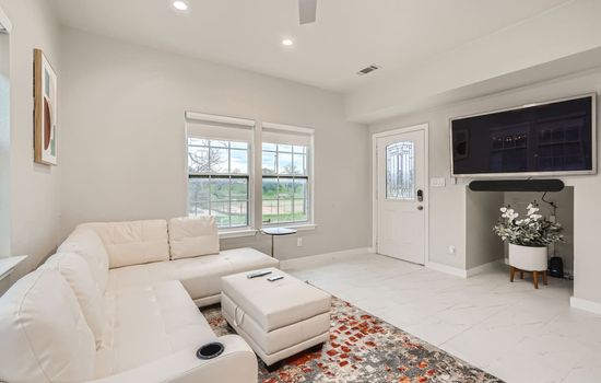 Superb White Modern Farm House