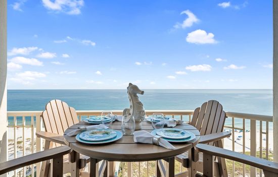 Enjoy meals with breathtaking beachfront scenery.