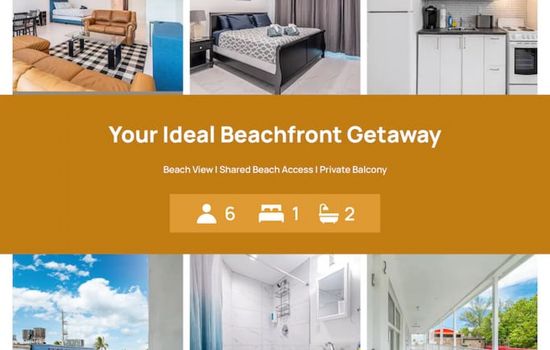 The Purple Pelican~Beachfront w/ Ocean Balcony~#3