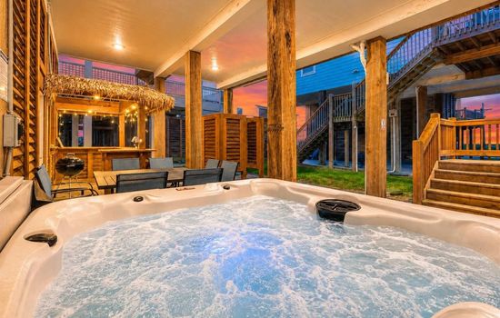 Beach Please | Hot Tub Nights & Golf Cart Days