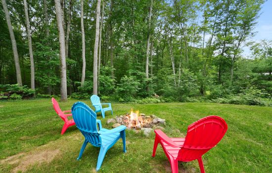 Fire Pit Retreat: Gather around the fire for s'mores and stories under the stars!