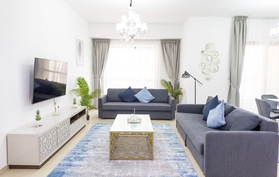 Furnished 3BR on JBR with Balcony