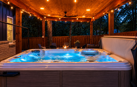Hot Tub at night