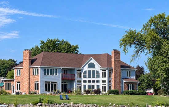 House view from Lake Winnebago