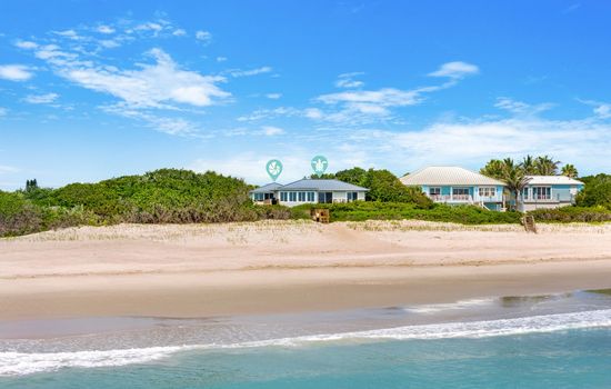 Two Homes with Pools, Spas & Private Beach Access